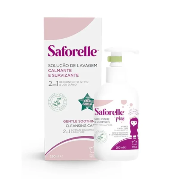 Saforelle Pack - Solução Lavagem 250ml + Saforelle Miss Higiene Íntima 250ml